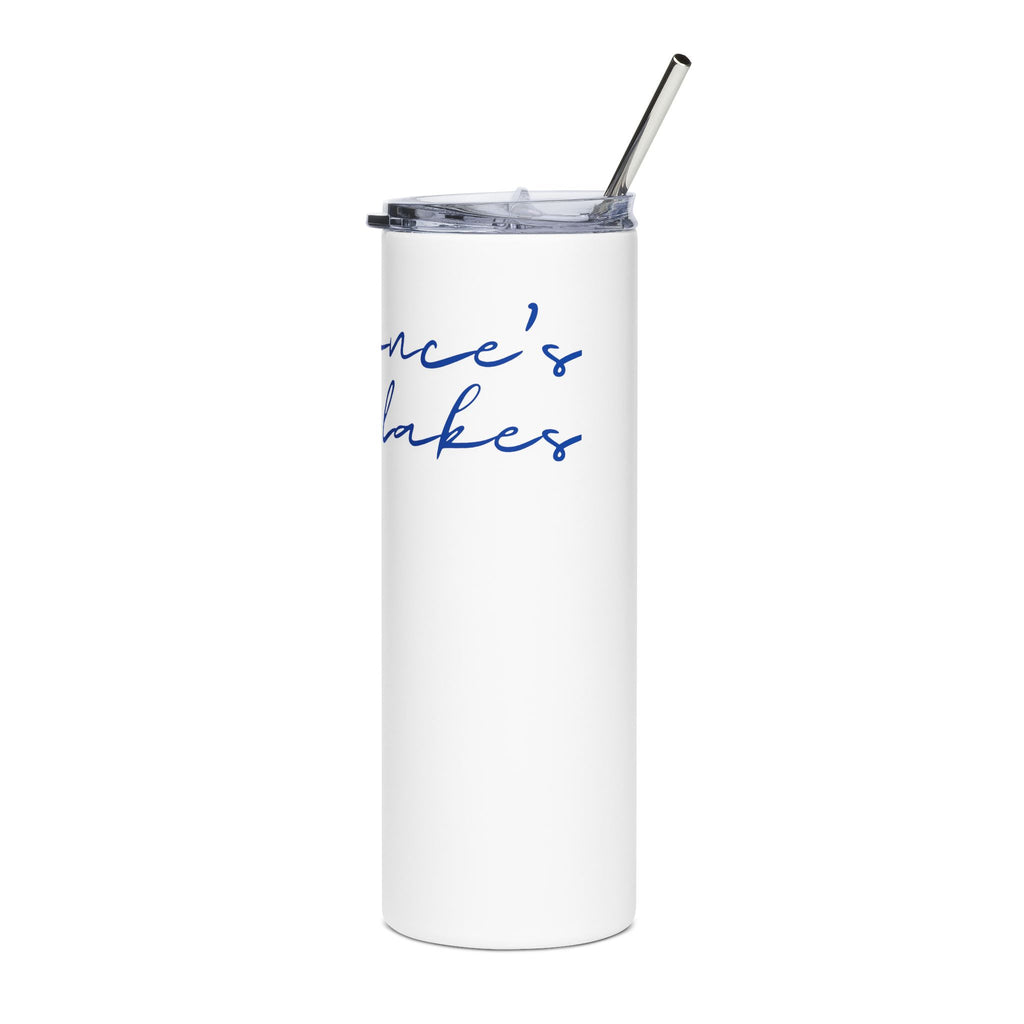 20oz Stainless Tumbler — Minimal Script "prince's lakes" Travel Cup