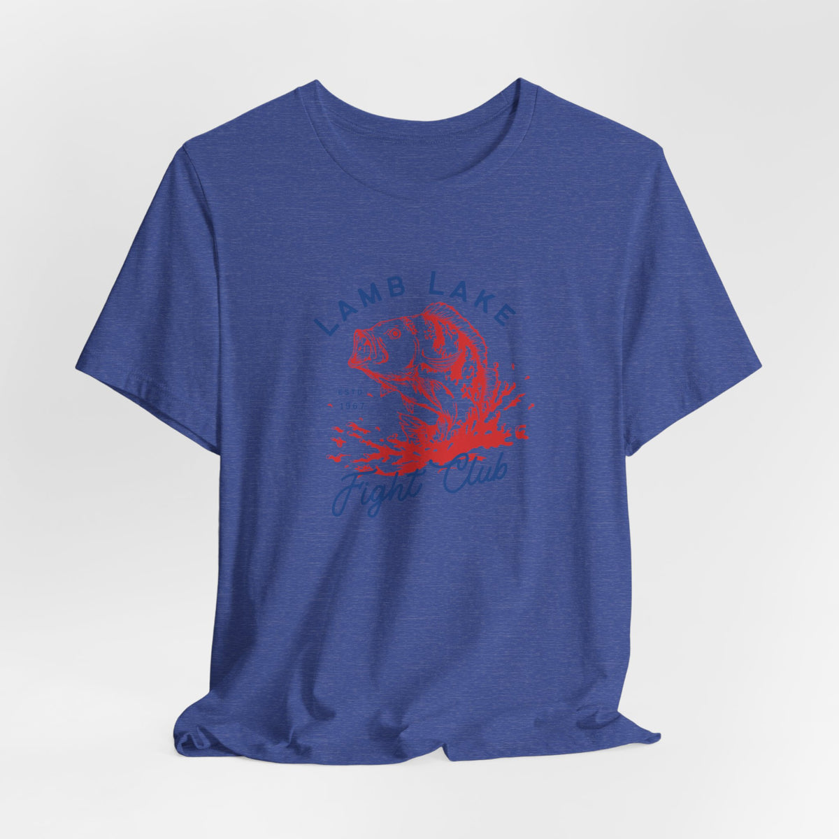 Lamb Lake Fight Club Fishing T-Shirt