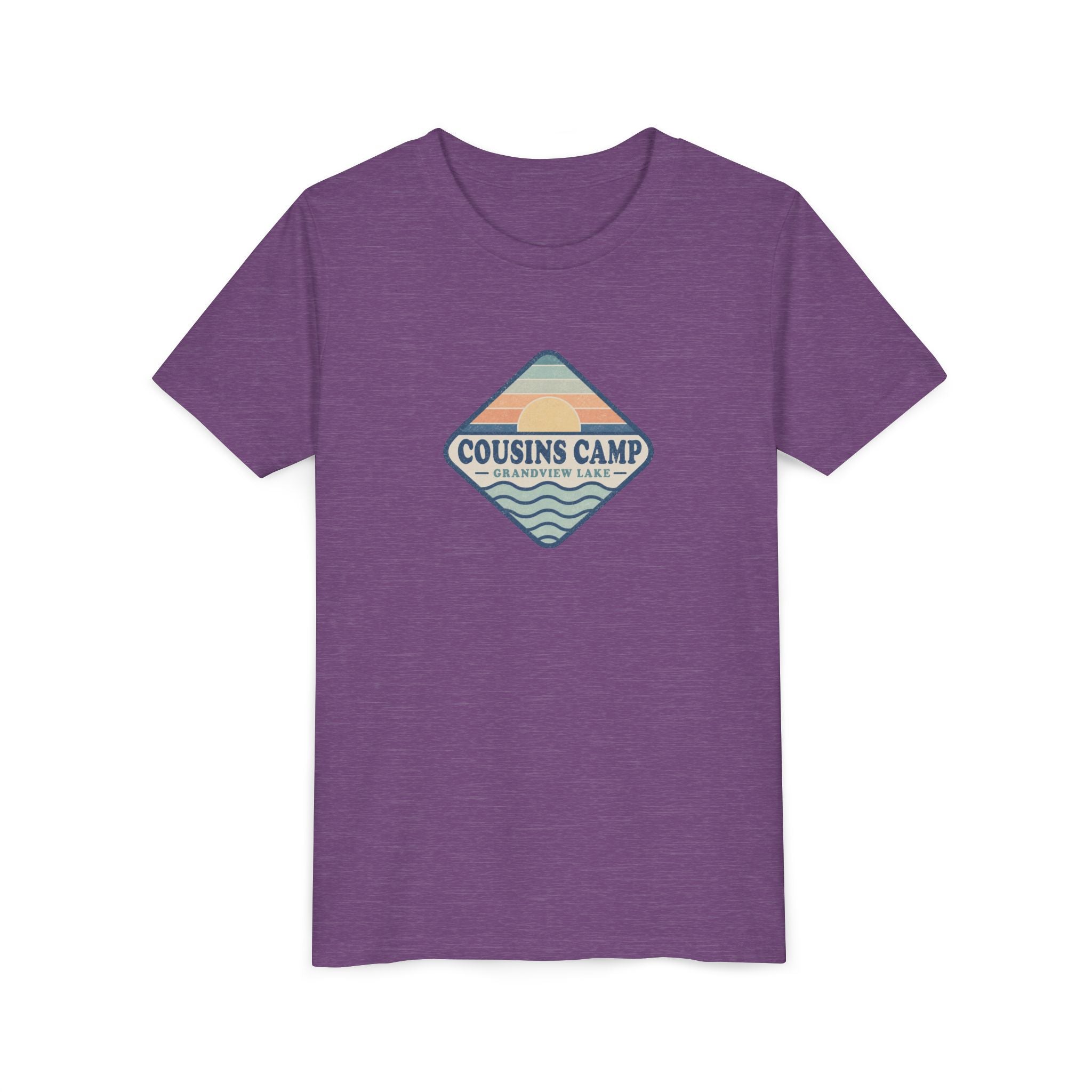 Cousins Camp Youth Tee — Retro Lakeside Summer Camp Kids Shirt