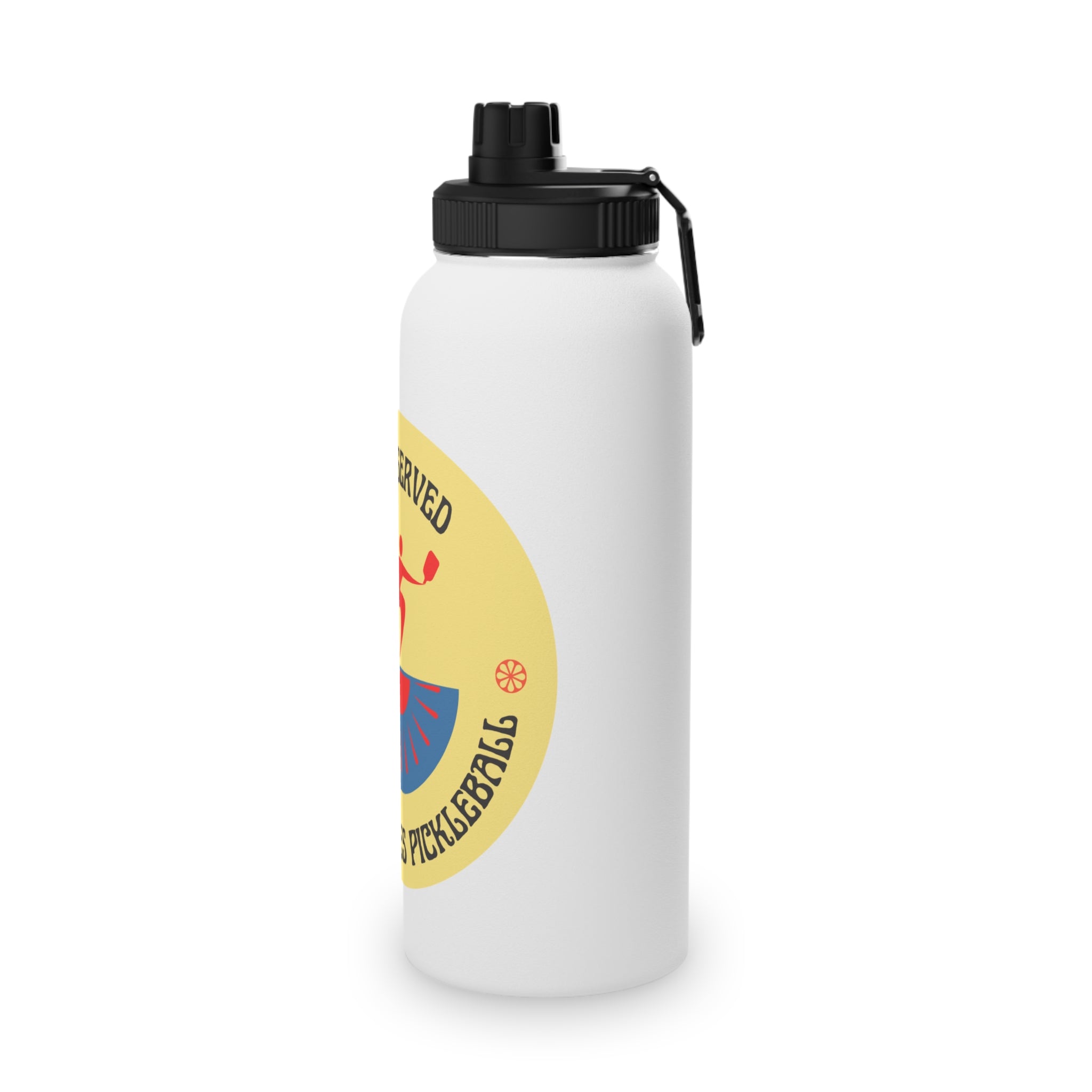 Over-Served Prince’s Lakes Pickleball Stainless Steel Water Bottle — Sports Lid