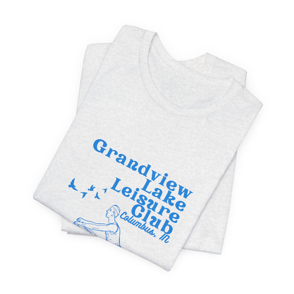 Kayak Tee – "Grandview Lake Leisure Club" Vintage Boating T-Shirt