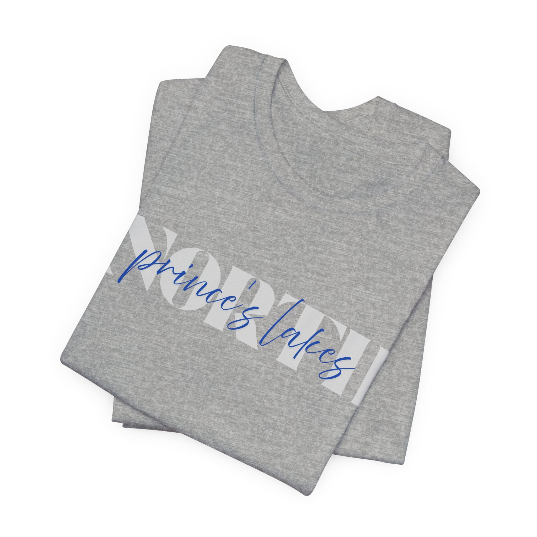 Prince's Lakes NORTH Tee — Script Graphic T-Shirt