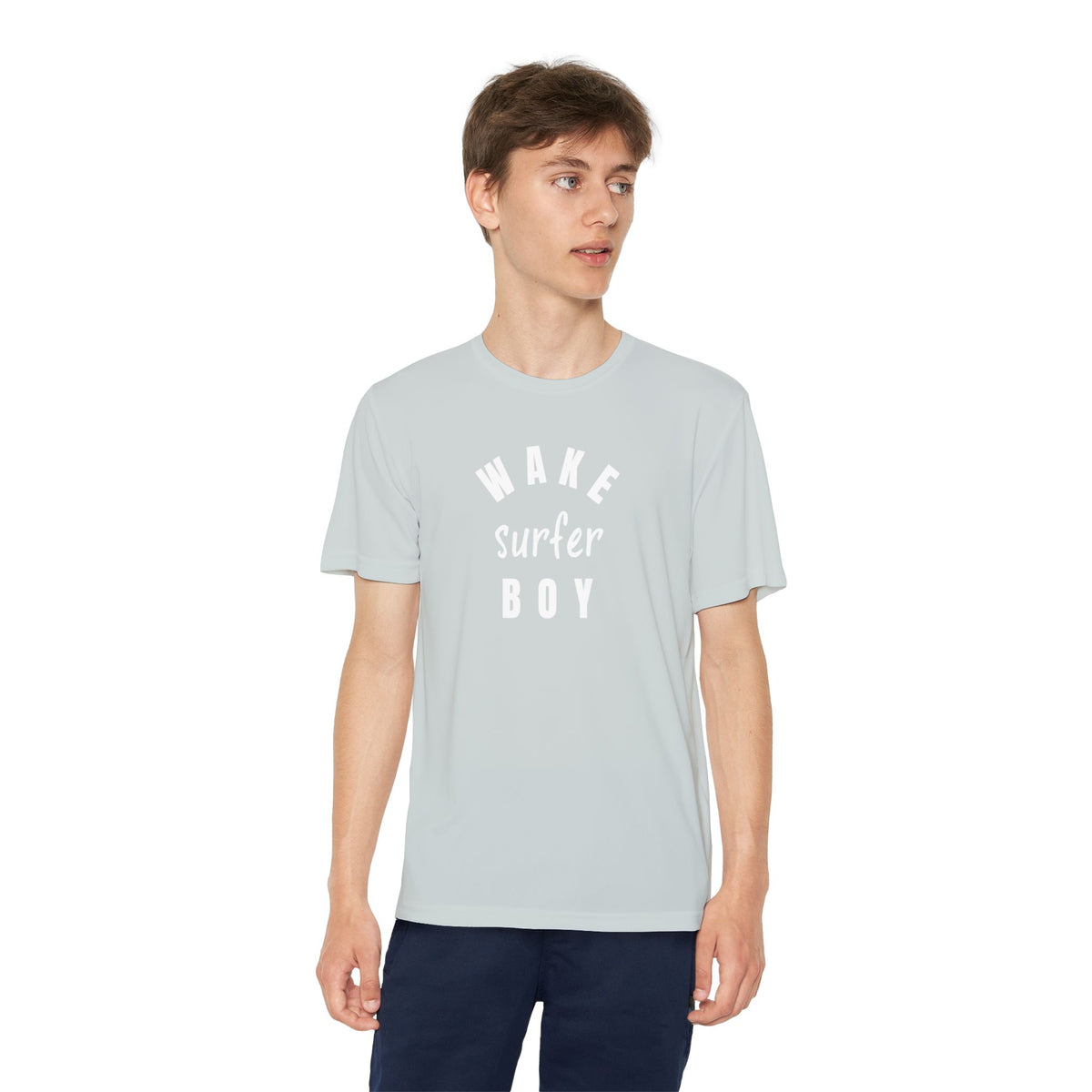 Youth Wake Surfer Boy Tee