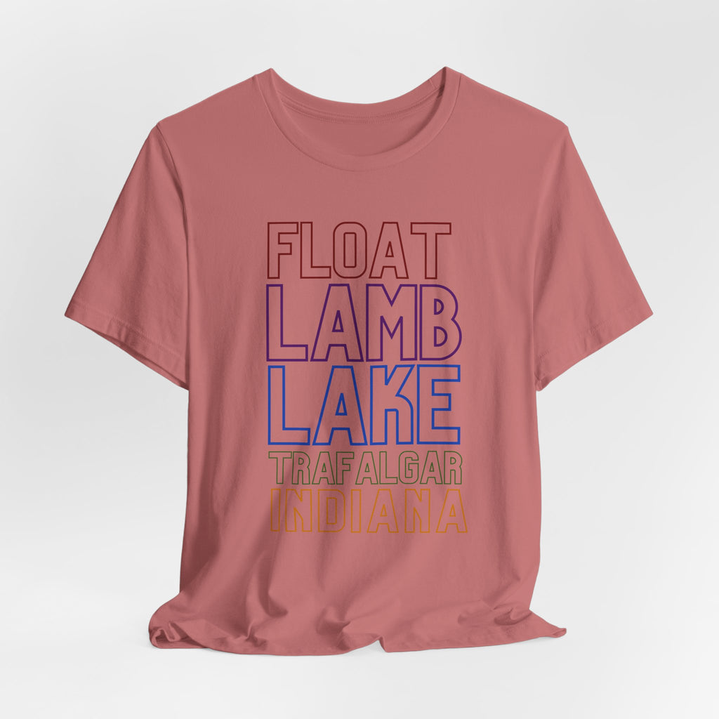 Float Lamb Lake Trafalgar Indiana T-Shirt