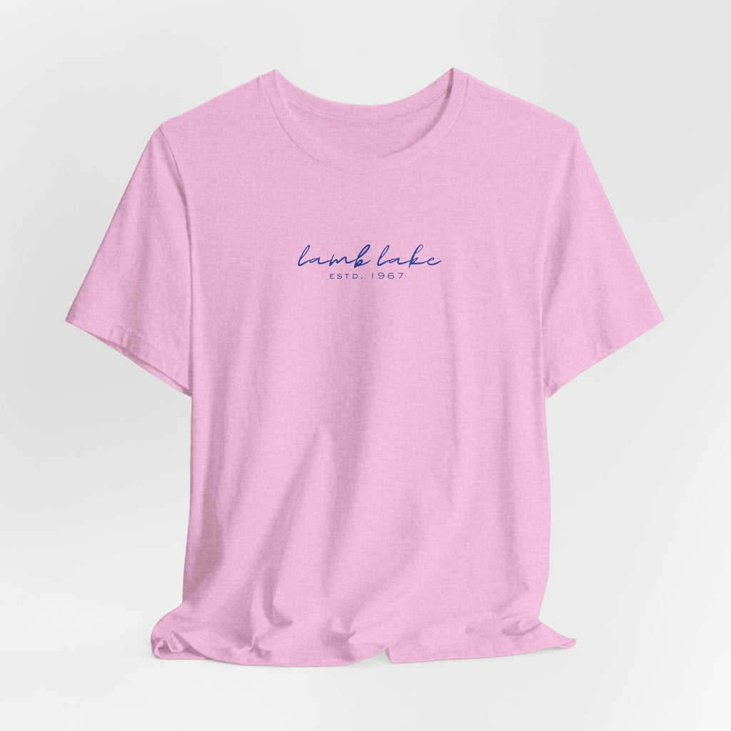 'lamb lake" Unisex Jersey Short Sleeve Tee