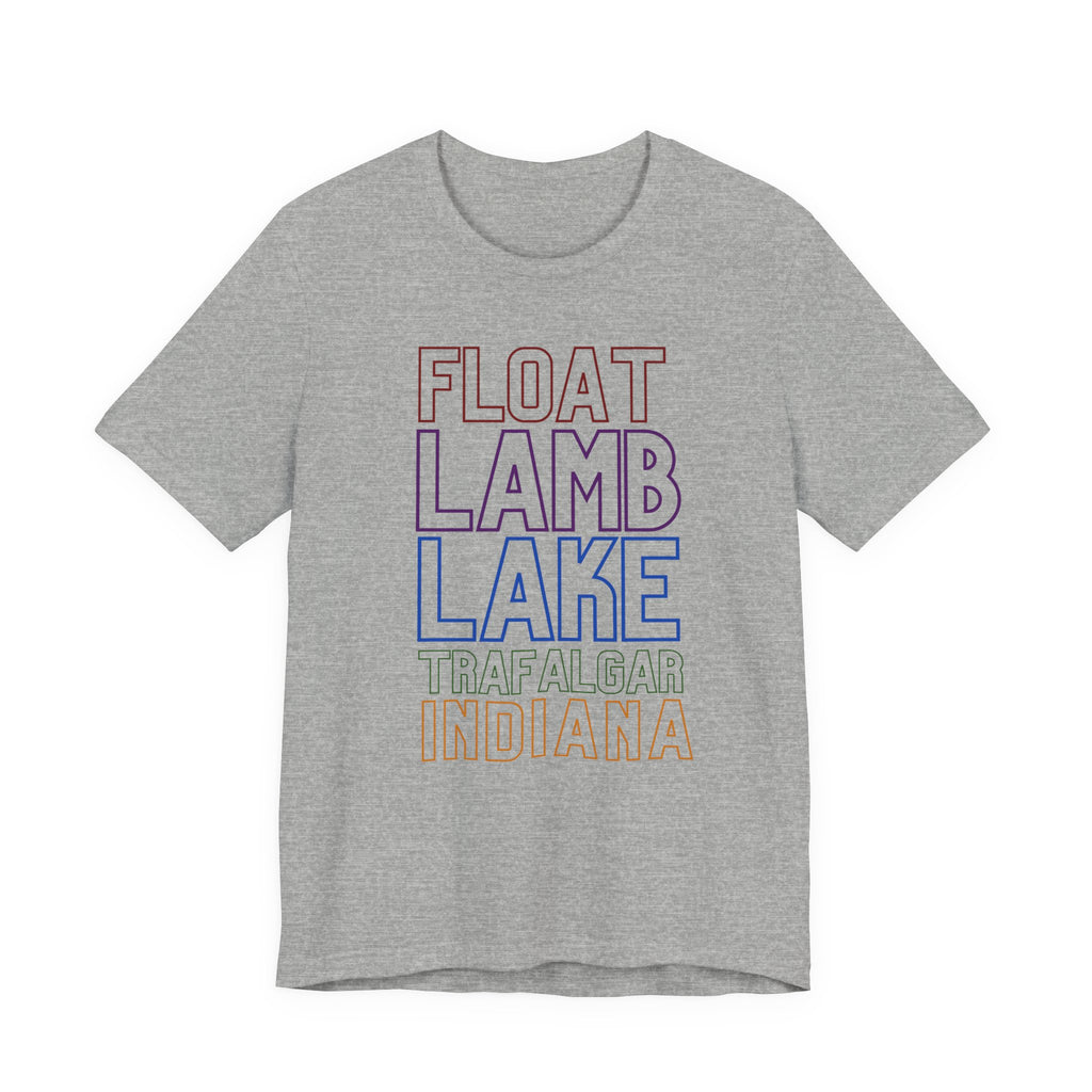 Float Lamb Lake Trafalgar Indiana T-Shirt