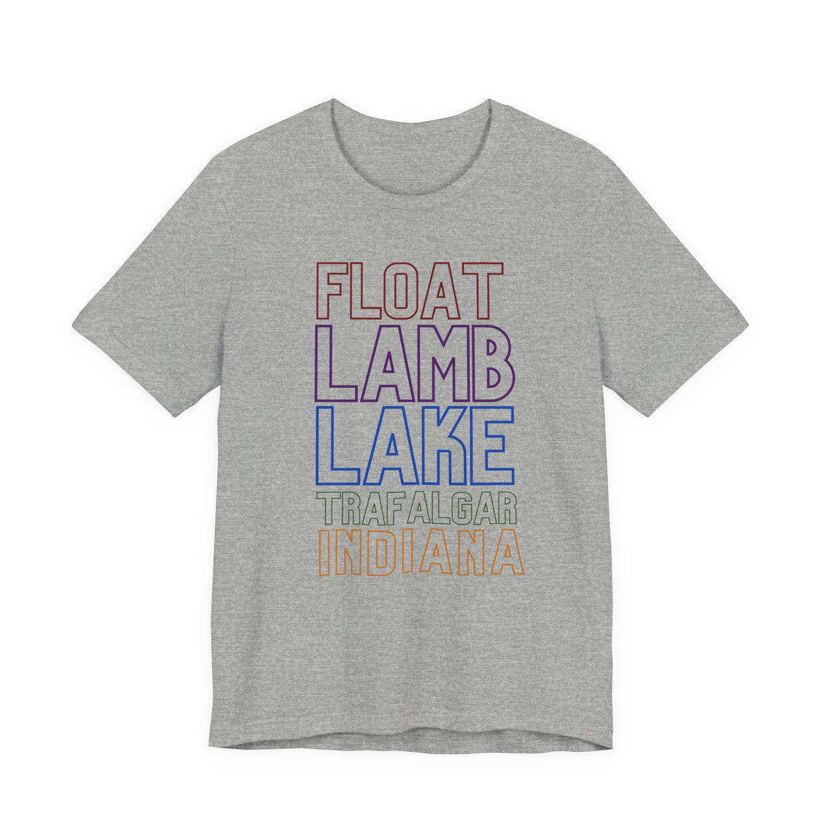 Float Lamb Lake Trafalgar Indiana T-Shirt