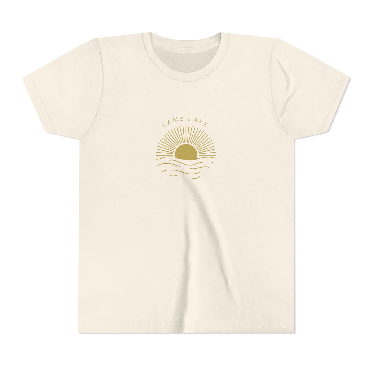 Youth Tee — 'Lamb Lake' Golden Hour Sunset Kids T-Shirt