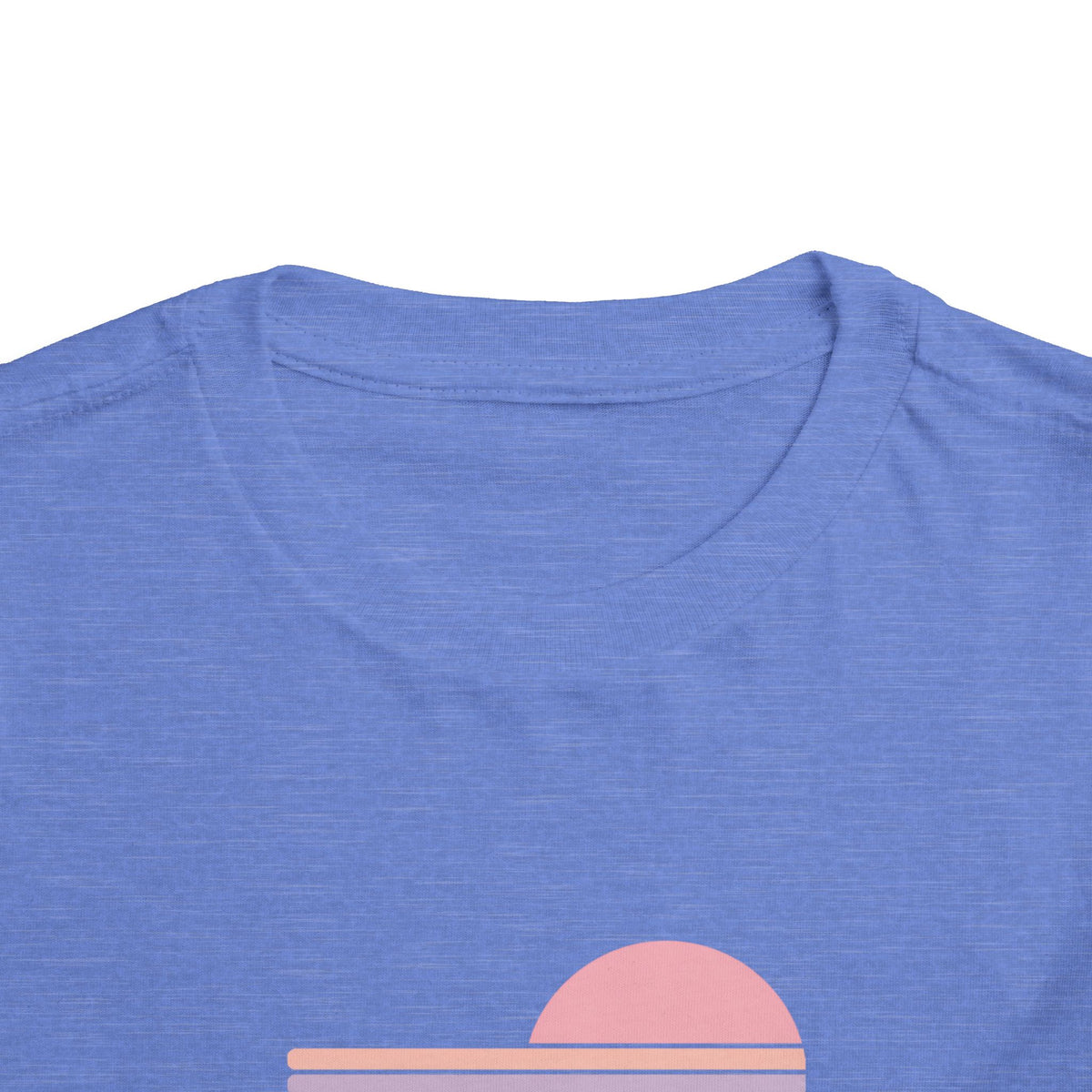 Toddler Tee - Retro Heart Sunset "Lamb Lake"