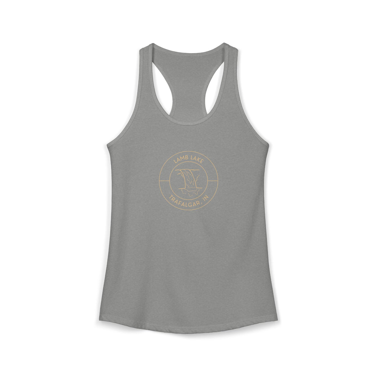 Women's Racerback Tank- Waterfall Lamb Lake