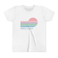 Youth Tee — 'Prince's Lakes' Pastel Retro Sunset Kids T-Shirt