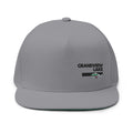Grandview Lake Black Embroidered Flat Bill Cap — Fishing & Lake Life Snapback
