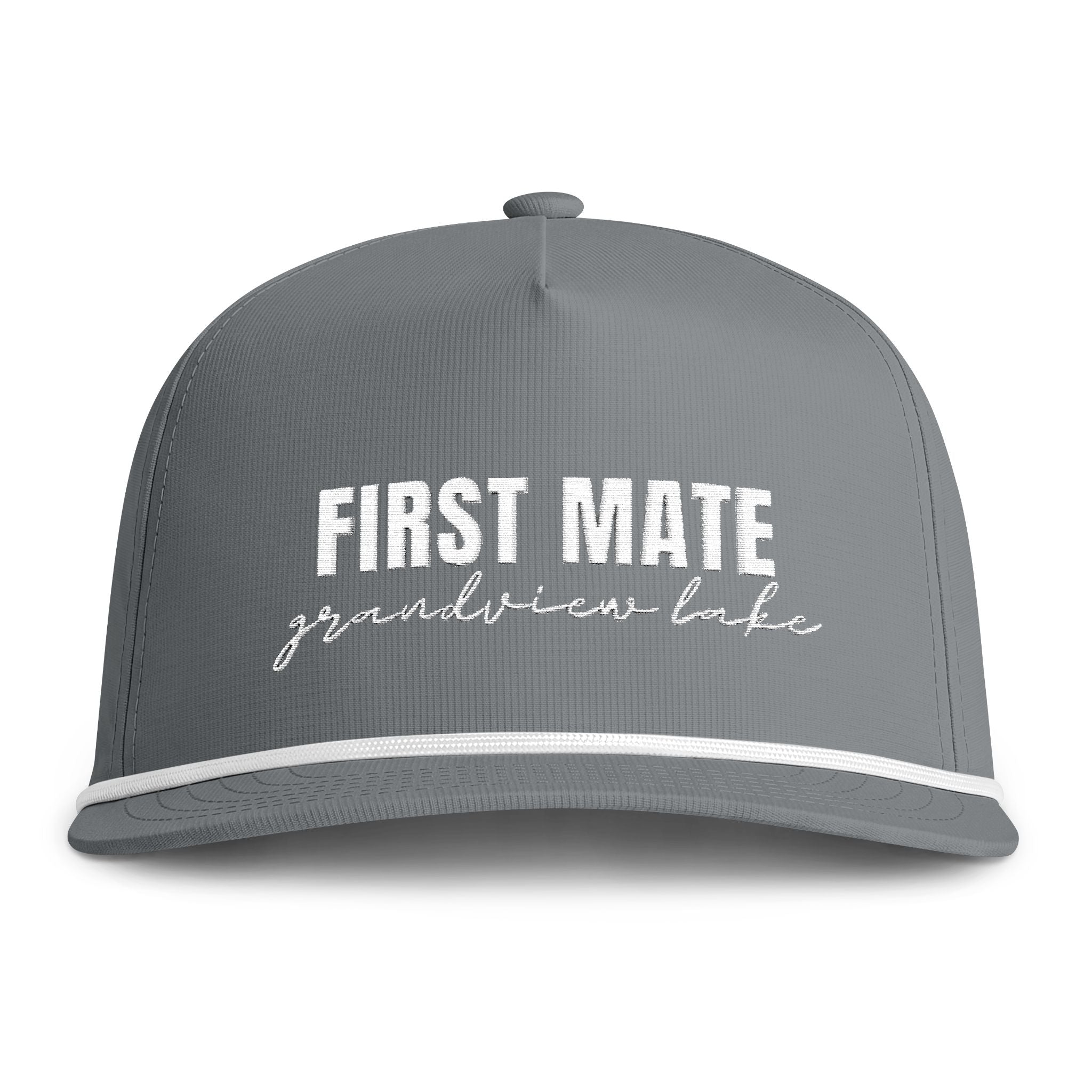 First Mate Grandview Lake Rope Cap – Sunwashed Nautical Hat
