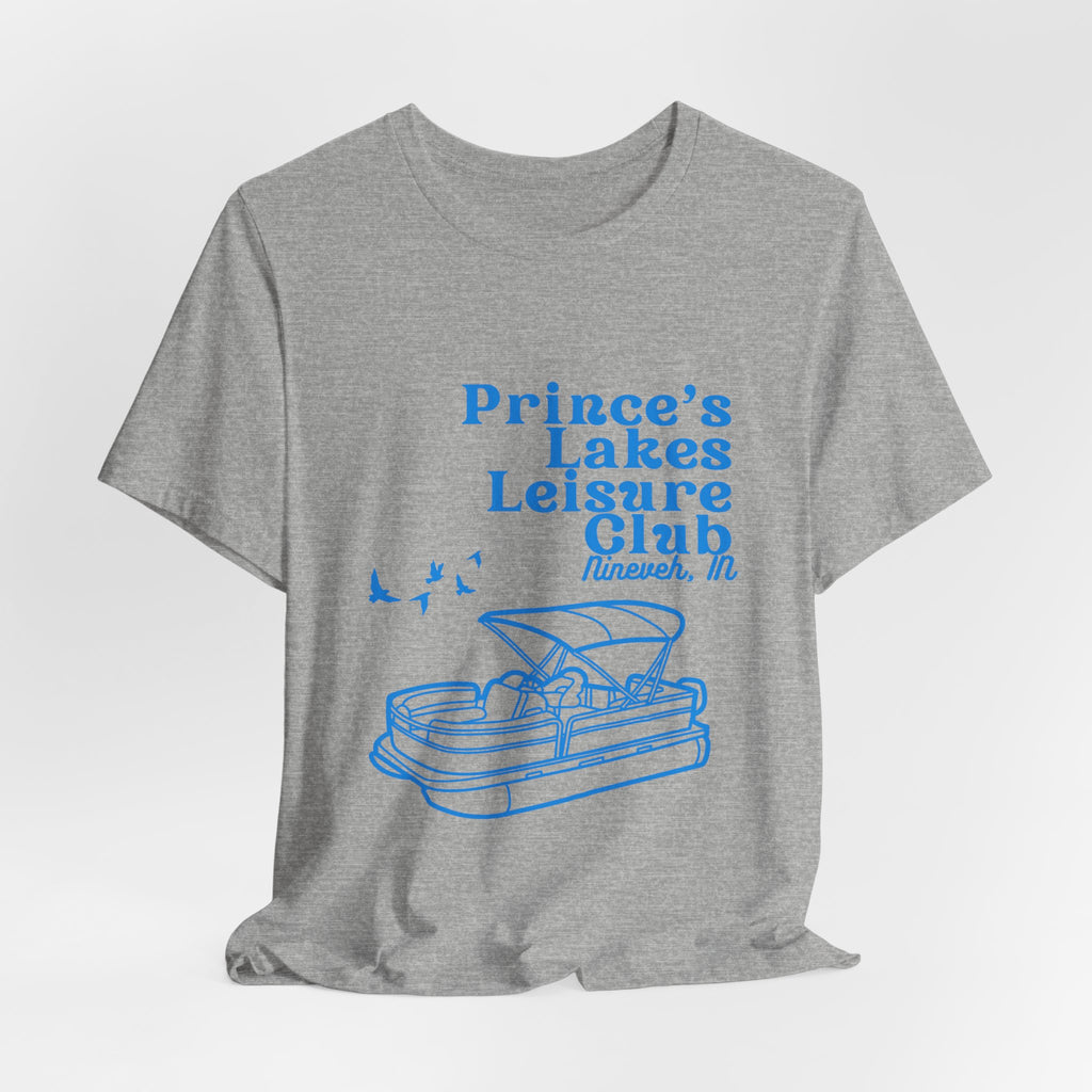 Lake Club Pontoon Boat Tee – "Prince's Lakes Leisure Club" Vintage Boating T-Shirt