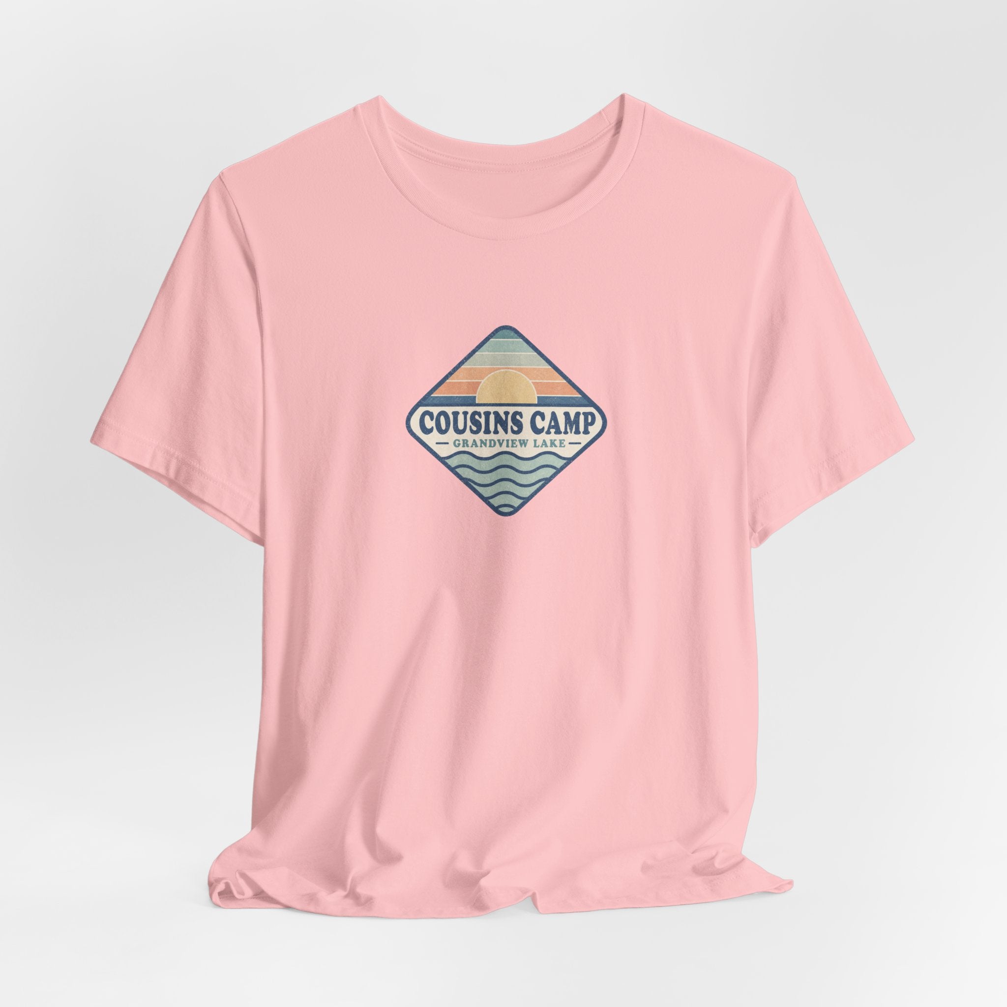 Camp Staff T-Shirt — 'Cousins Camp' Vintage Lake Tee