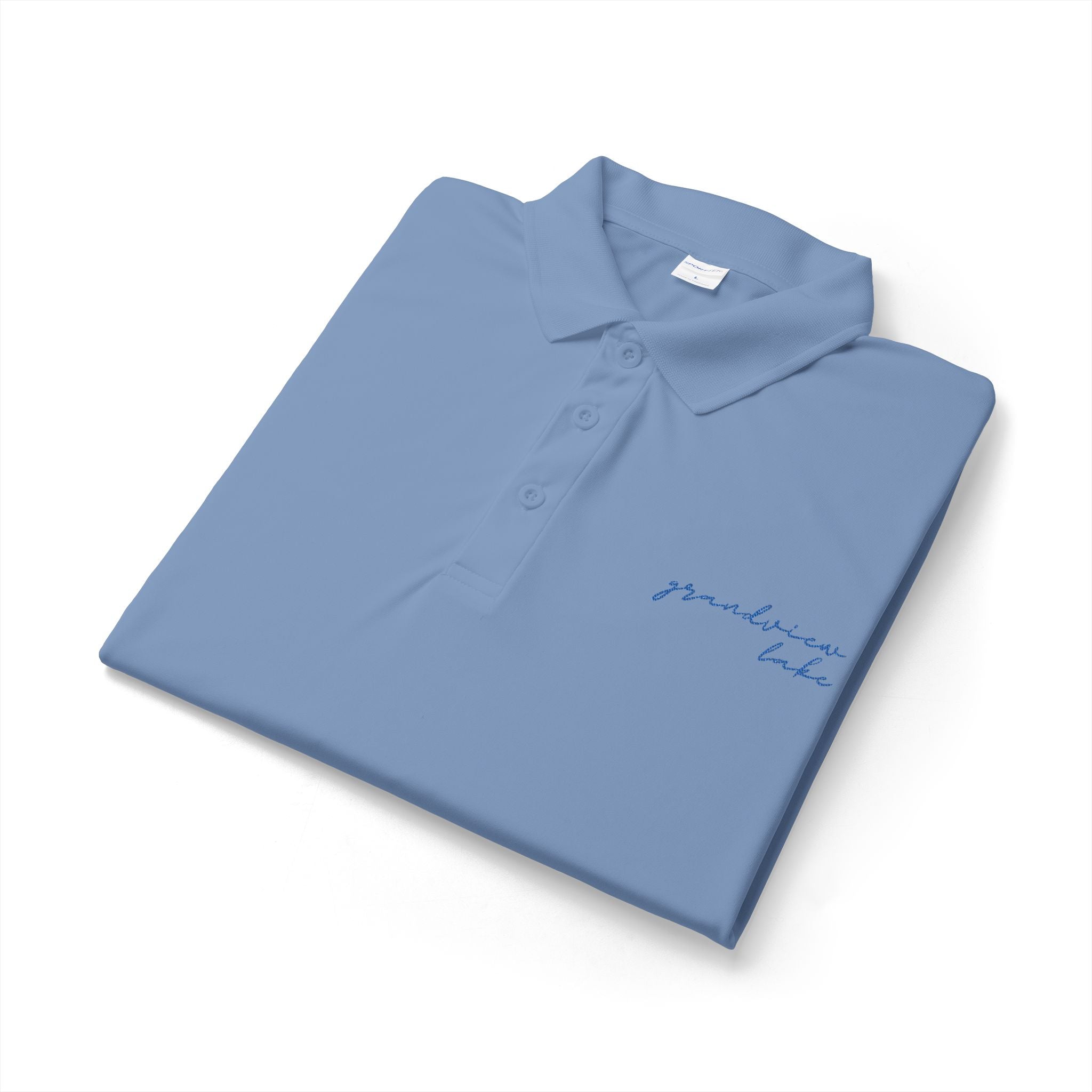Embroidered 'Grandview Lake' Polo — Lightweight Performance Shirt