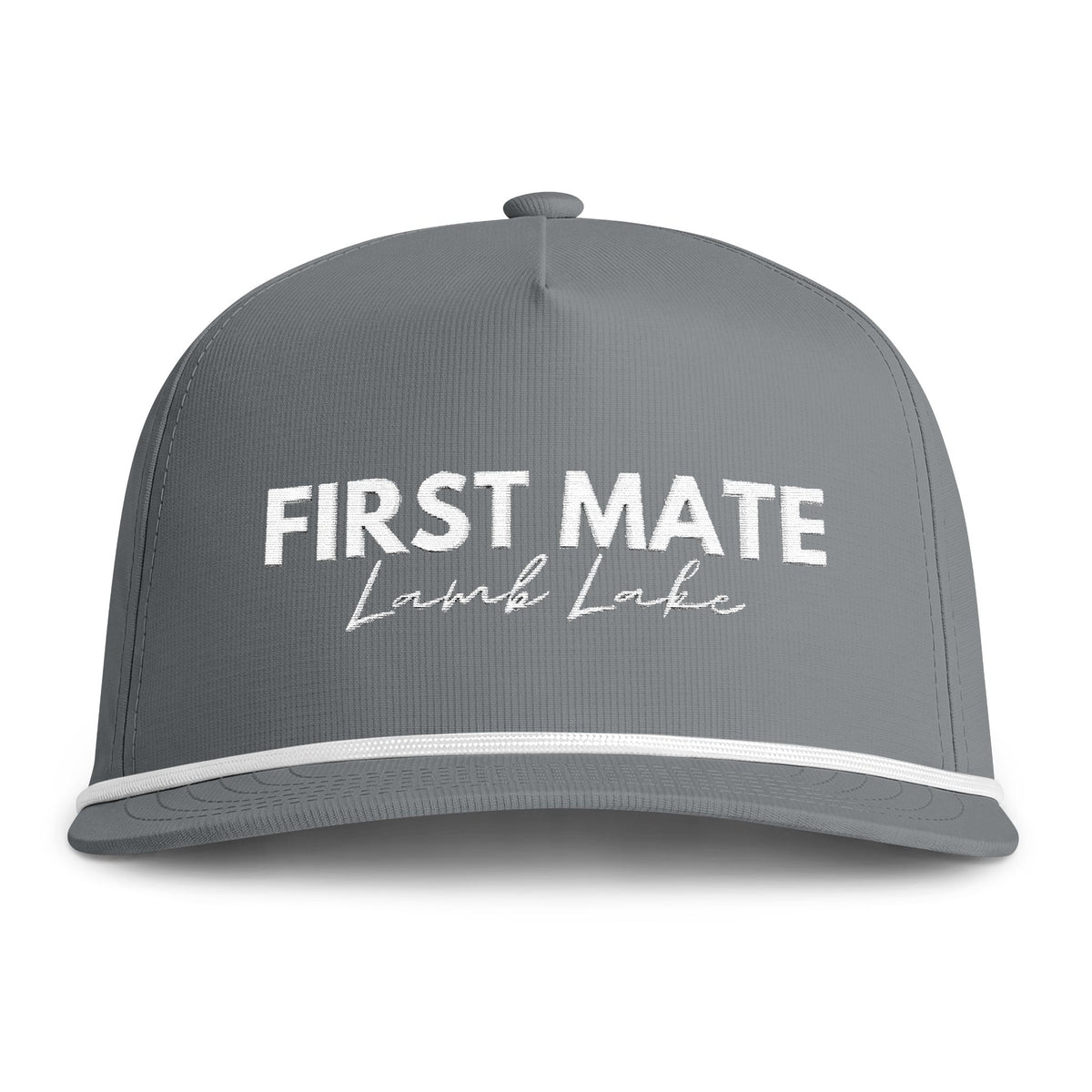 First Mate Lamb Lake Rope Cap – Sunwashed Nautical Hat