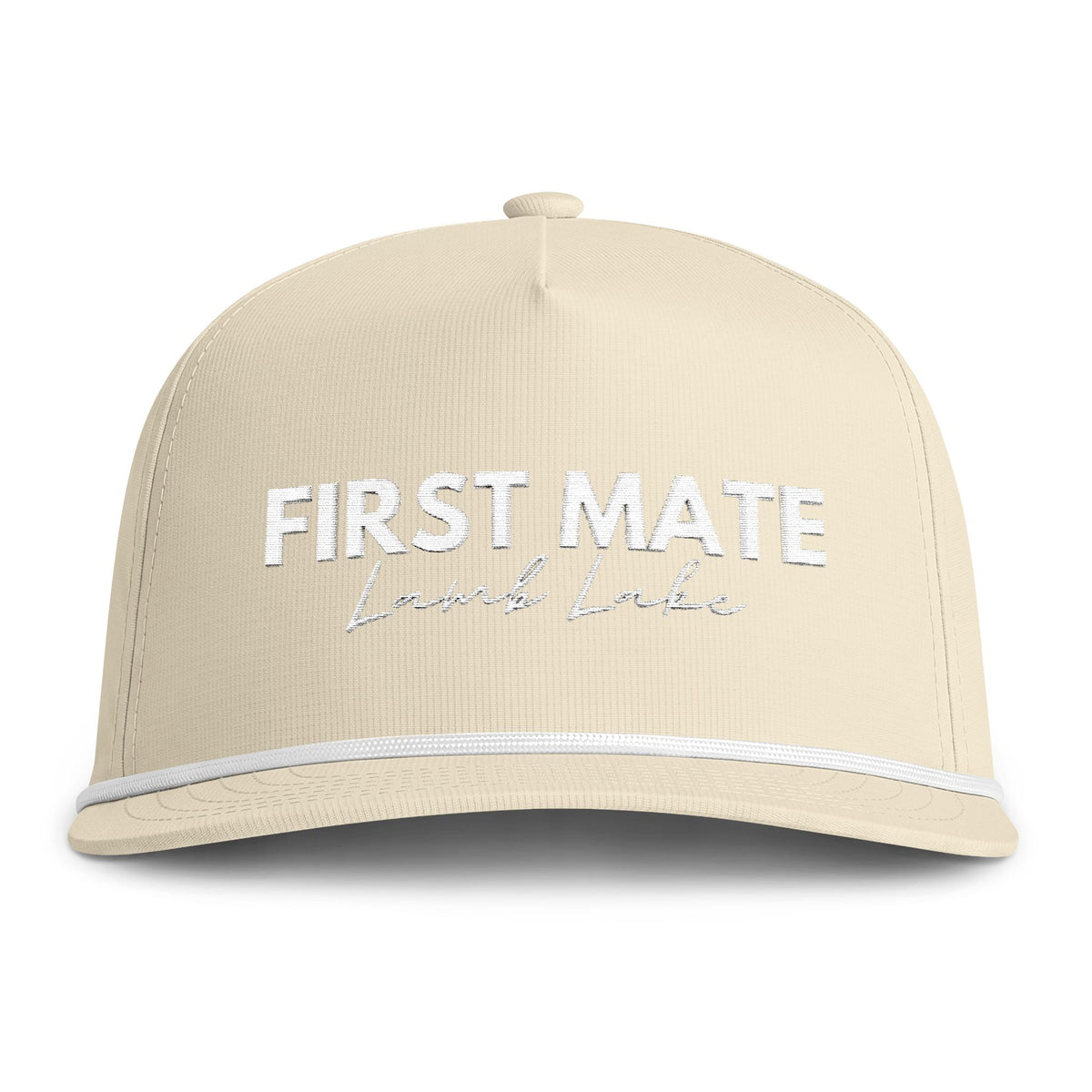First Mate Lamb Lake Rope Cap – Sunwashed Nautical Hat