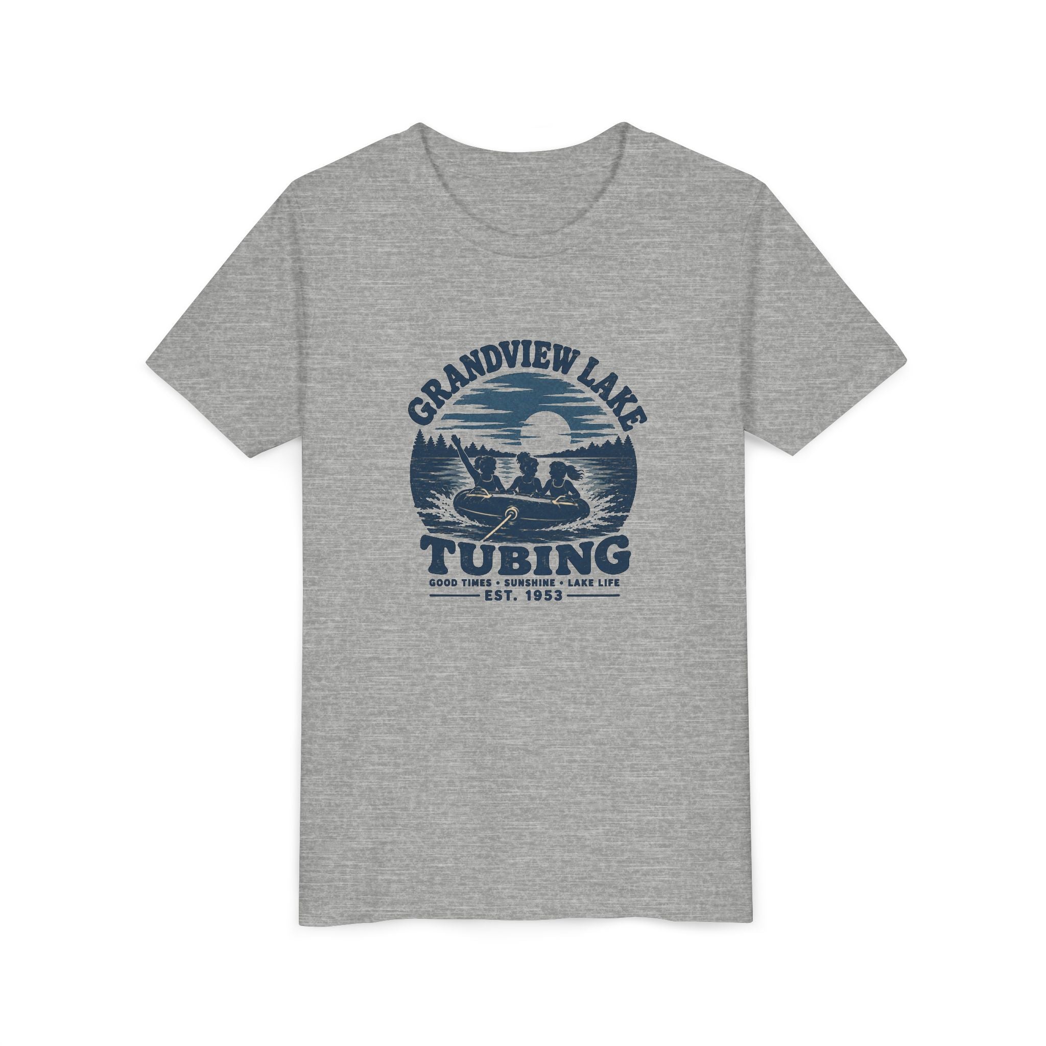 Grandview Lake Tubing Youth Tee – Kids Summer Lake T-Shirt