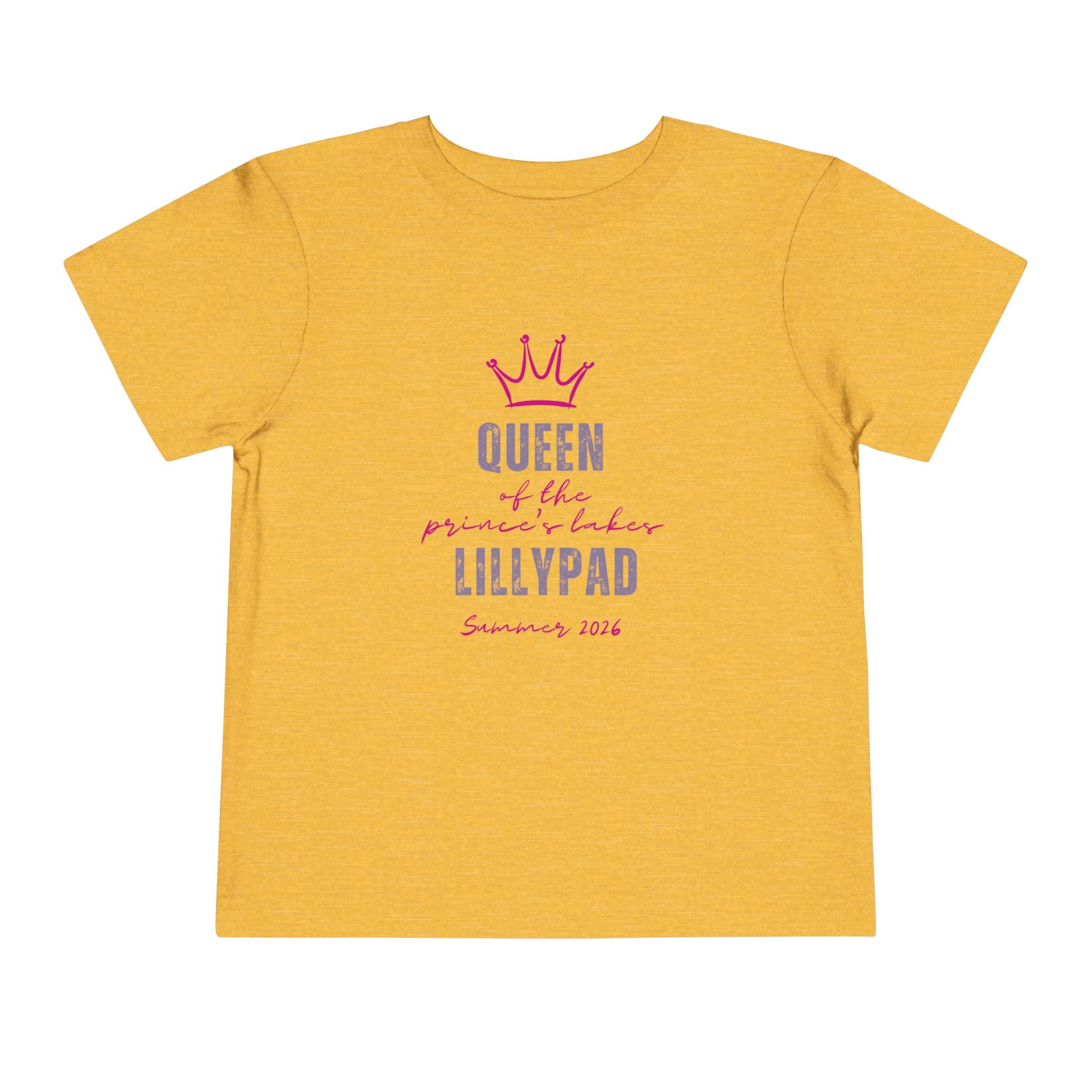 Toddler Tee — “Queen of the Lillypad” Prince's Lakes Summer 2026