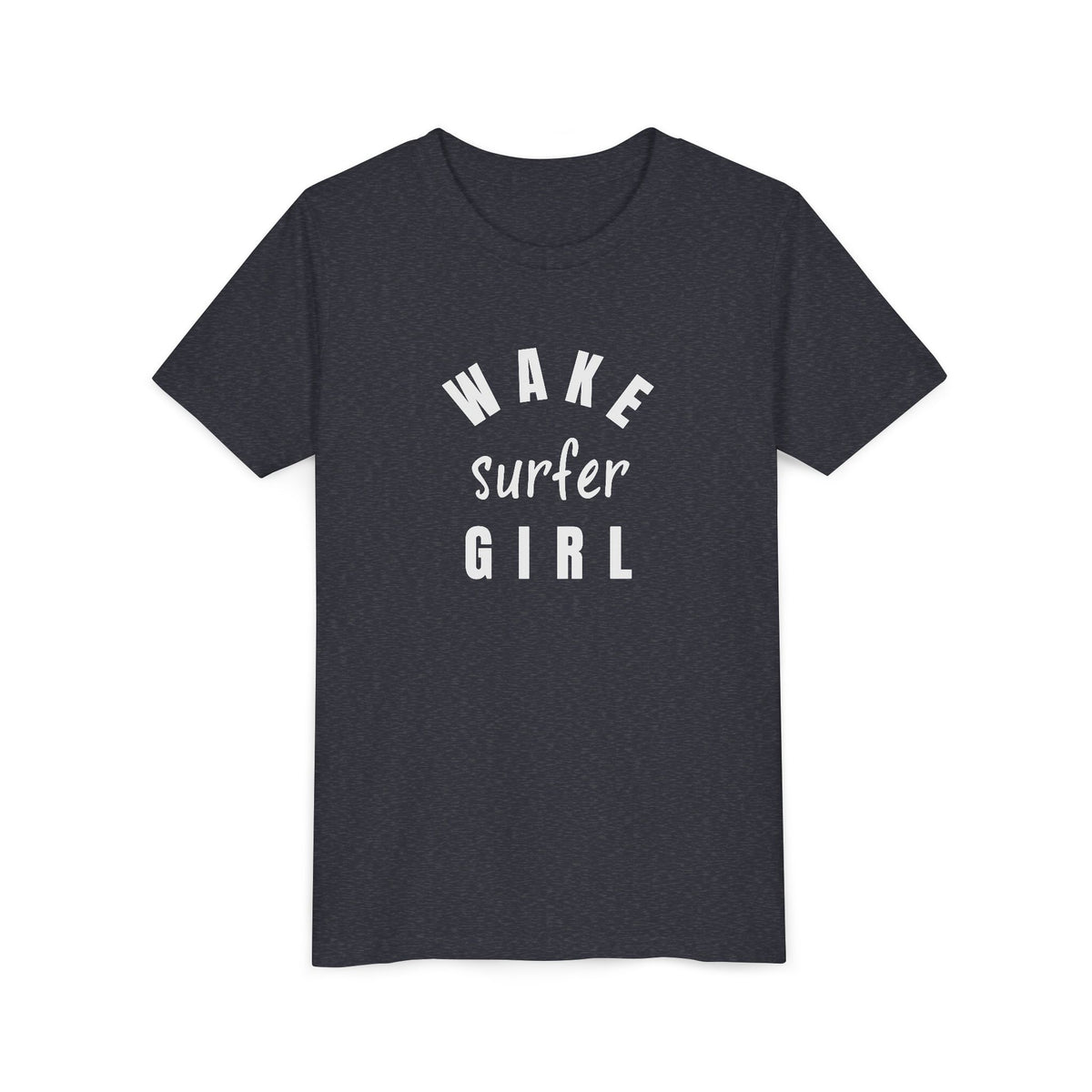 Youth Tee — "Wake Surfer Girl" Graphic Shirt