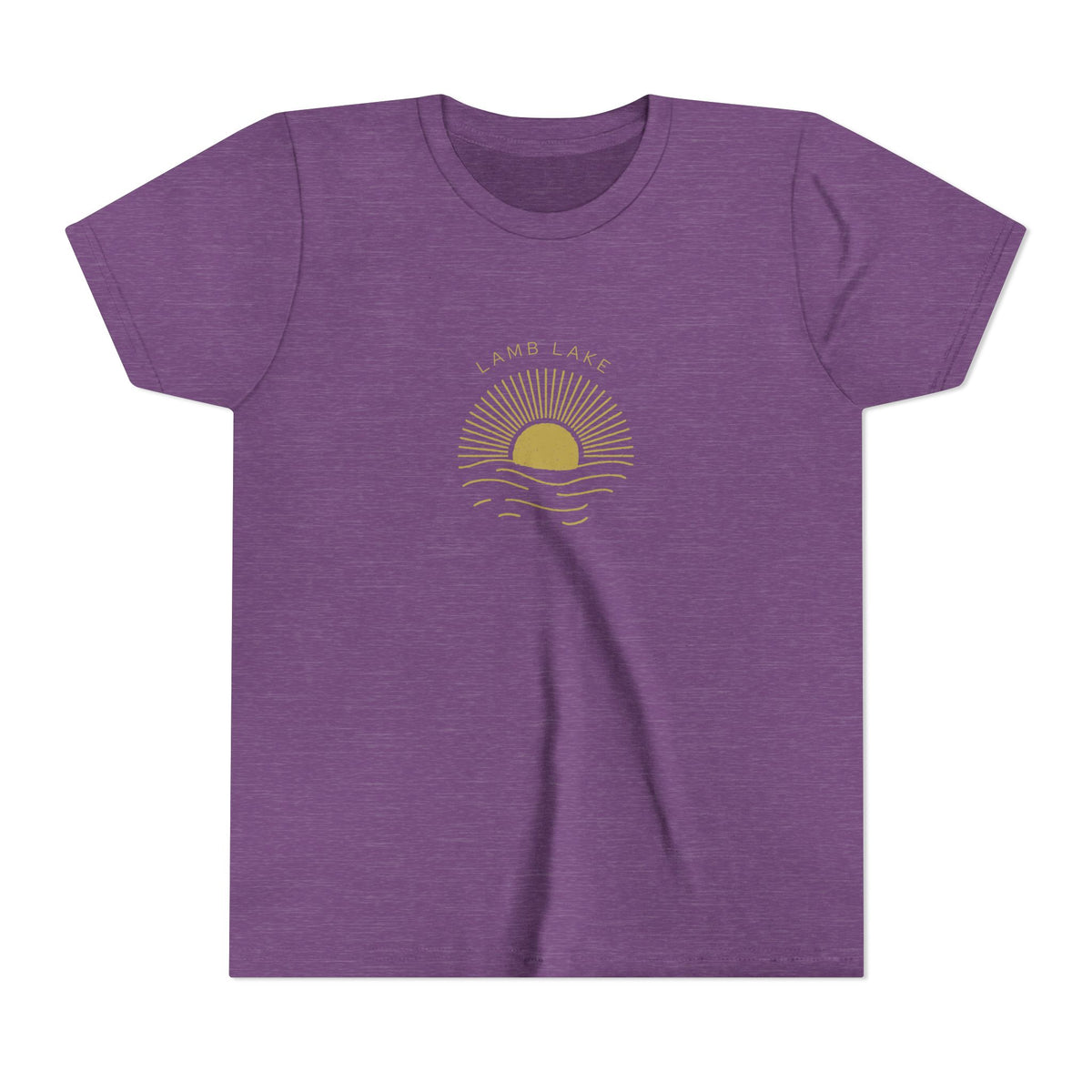 Youth Tee — 'Lamb Lake' Golden Hour Sunset Kids T-Shirt