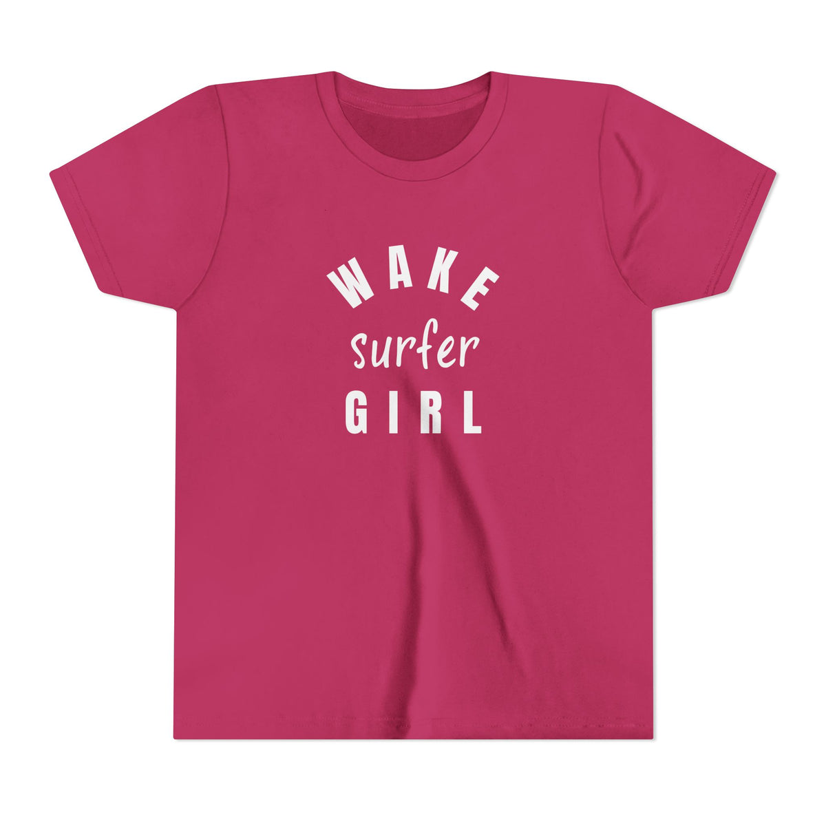 Youth Tee — "Wake Surfer Girl" Graphic Shirt