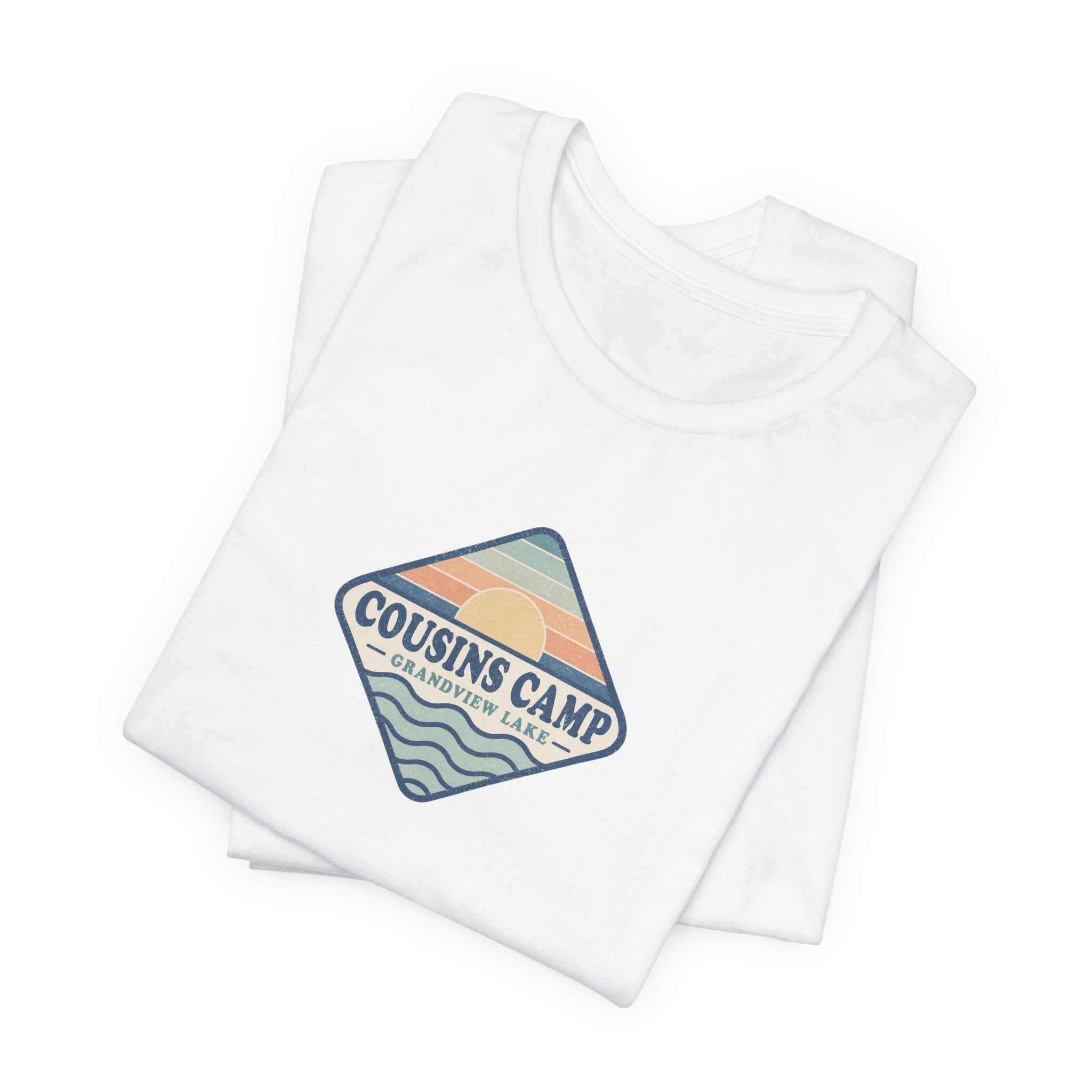 Camp Staff T-Shirt — 'Cousins Camp' Vintage Lake Tee