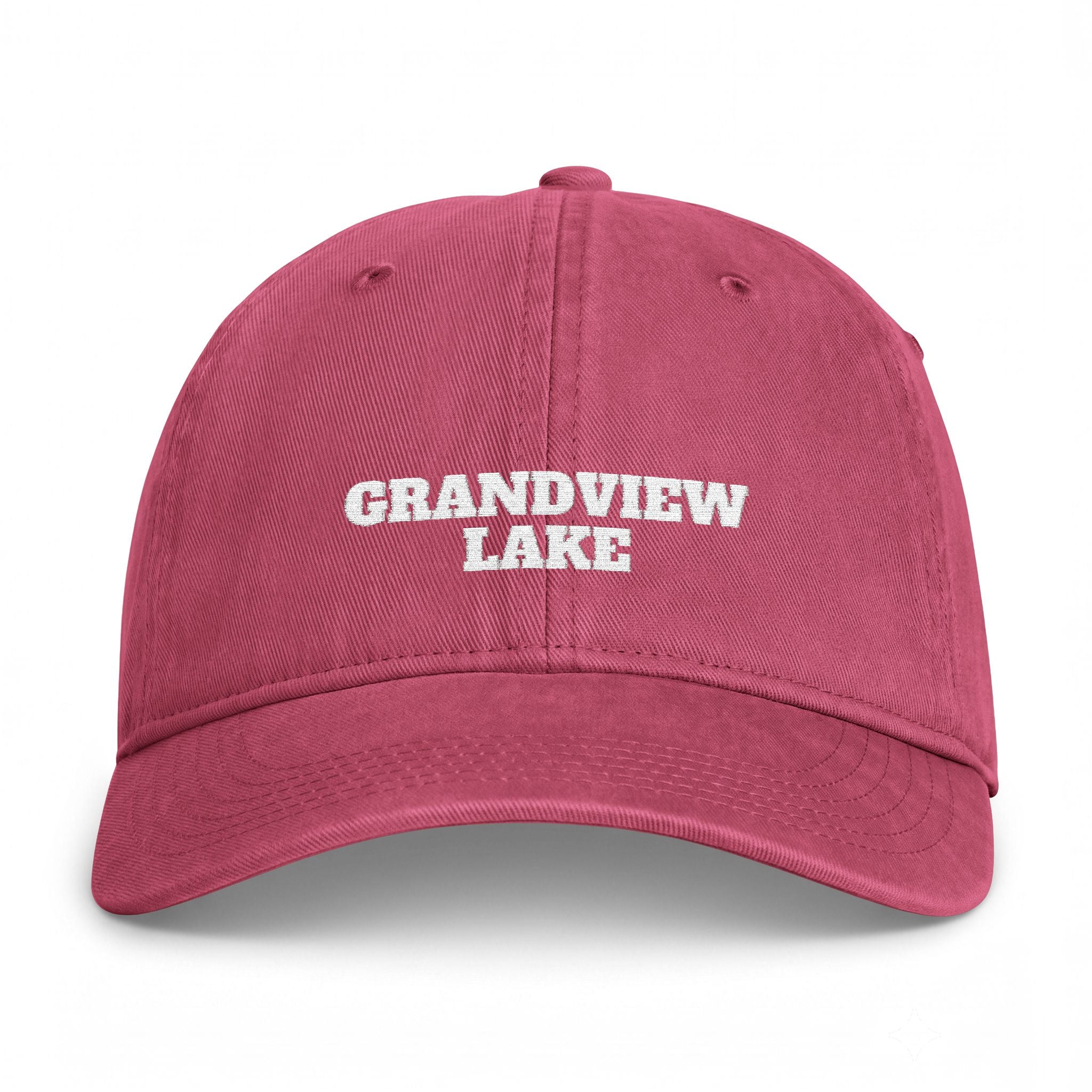 Grandview Lake Coastal Washed Cap — Vintage Beach Dad Hat