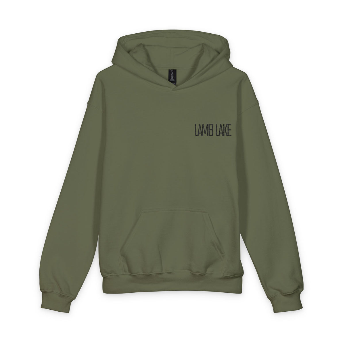 Youth Hoodie - LAMB LAKE Pocket Graphic
