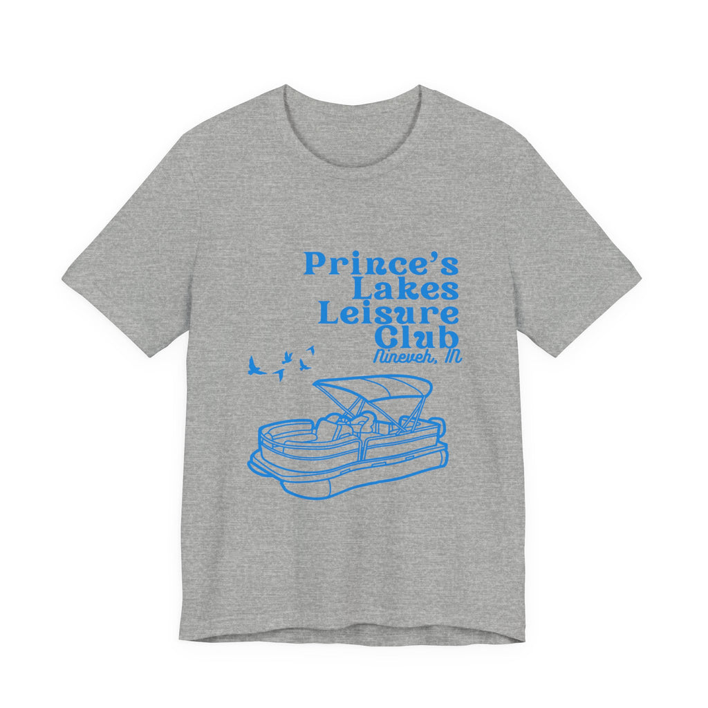 Lake Club Pontoon Boat Tee – "Prince's Lakes Leisure Club" Vintage Boating T-Shirt