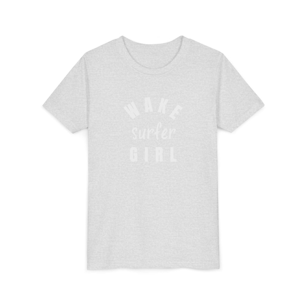 Youth Tee — "Wake Surfer Girl" Graphic Shirt