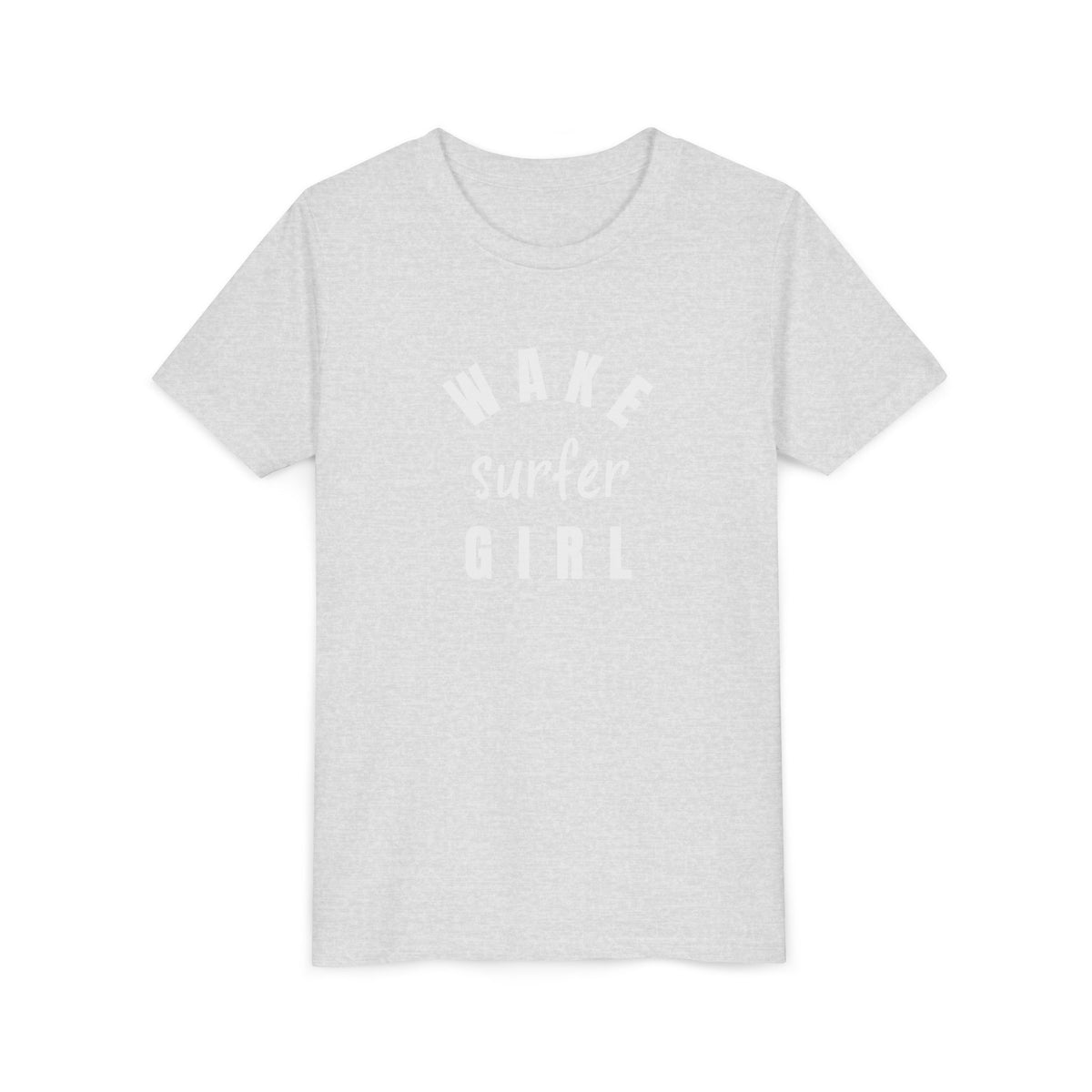 Youth Tee — "Wake Surfer Girl" Graphic Shirt
