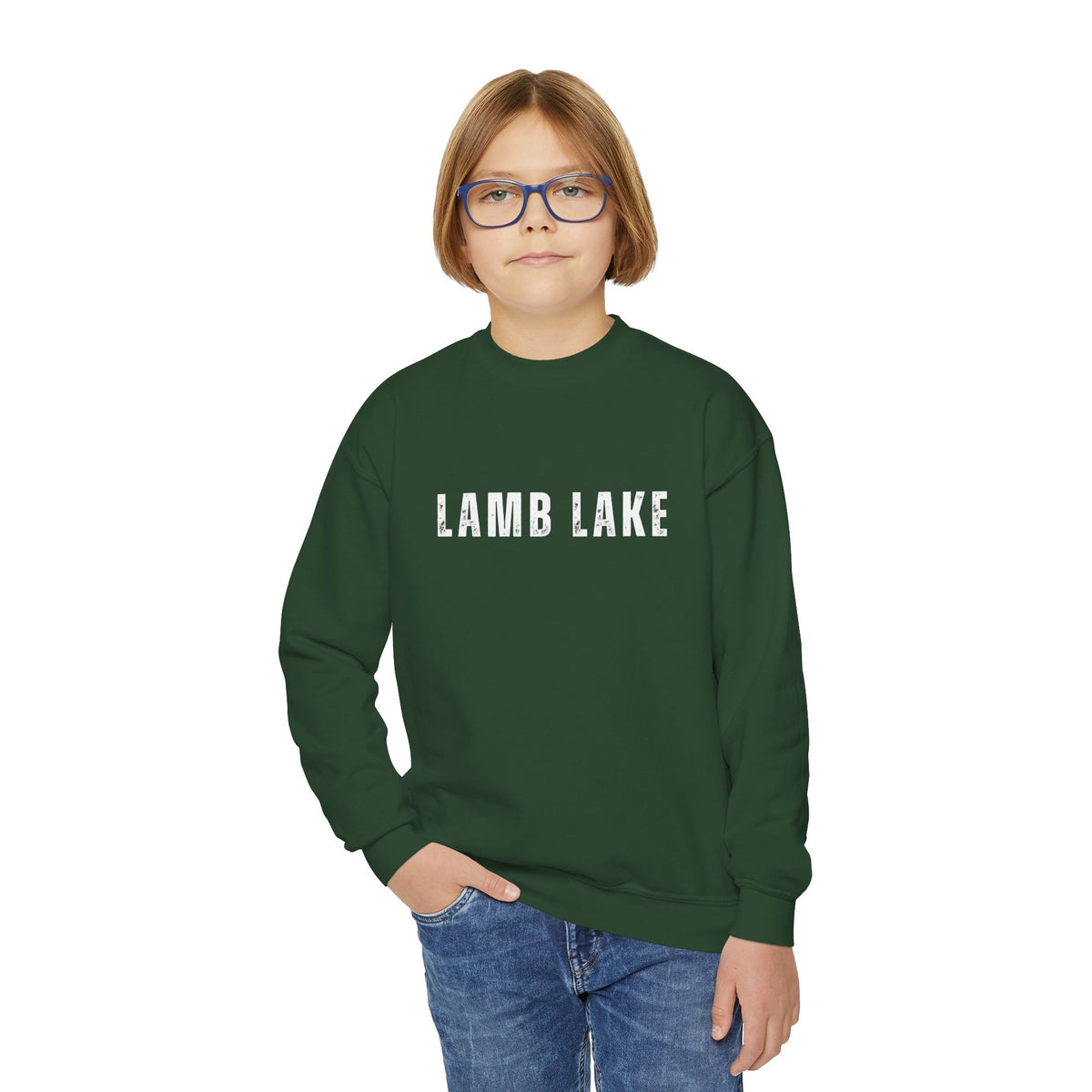 Youth Crewneck Sweatshirt Lamb Lake