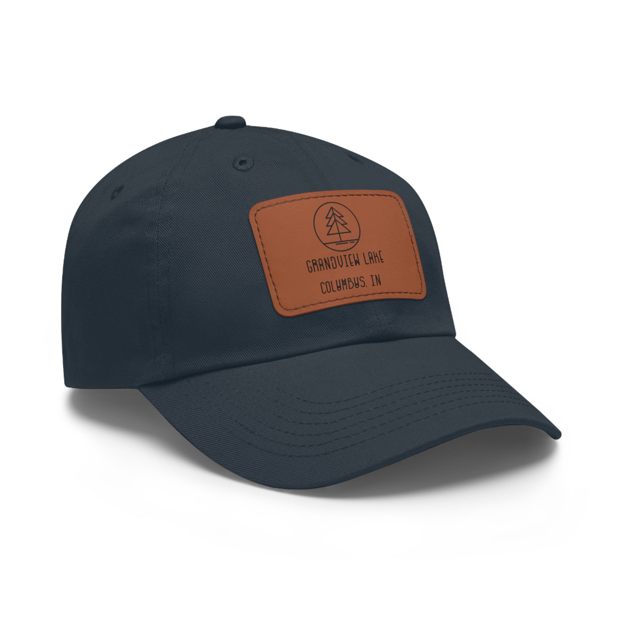Leather Patch Hat — Grandview Lake Outdoor Baseball Cap