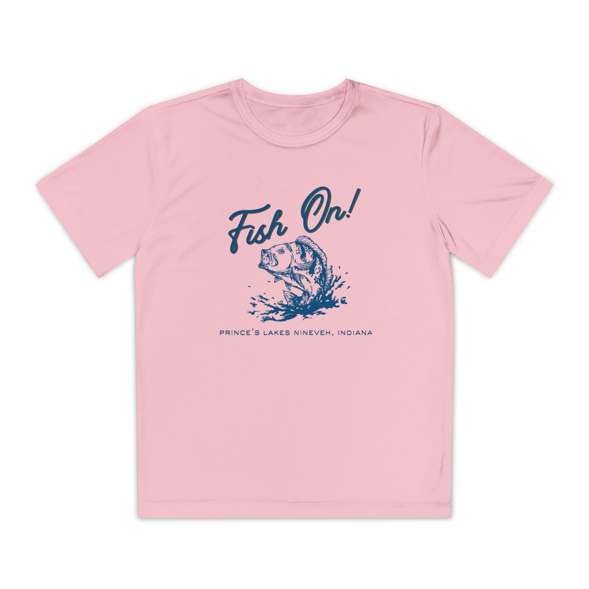 Youth Performance Tee — Prince's Lakes "Fish On!" Graphic T-Shirt