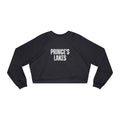 Cropped Pullover — 'Prince's Lakes' Minimal White Fleece for Women
