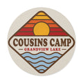 Cousins Camp Grandview Lake Round Vinyl Sticker