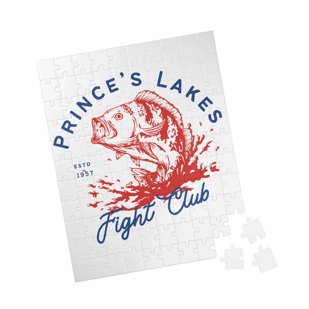 Kids Prince's Lakes Fight Club Fishing Puzzle — Vintage Bass Jigsaw (110, 252, 510 pcs)
