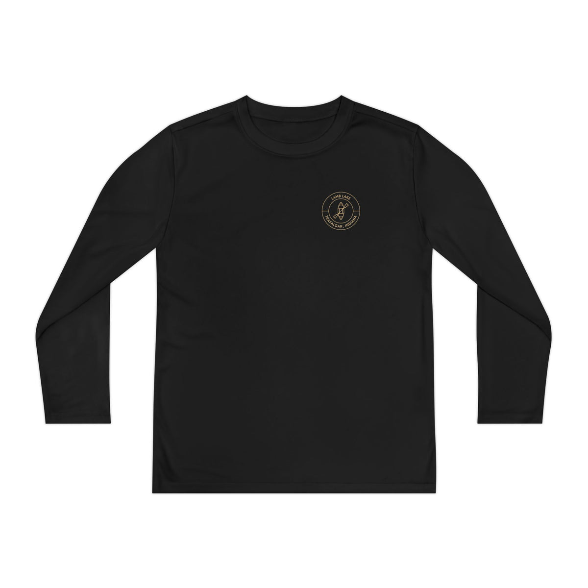 Youth Long Sleeve Tee - Lamb Lake Kayak Logo