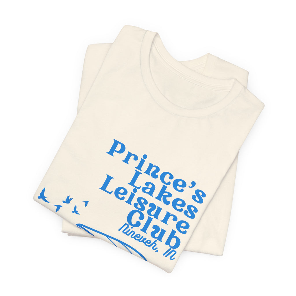 Lake Club Pontoon Boat Tee – "Prince's Lakes Leisure Club" Vintage Boating T-Shirt