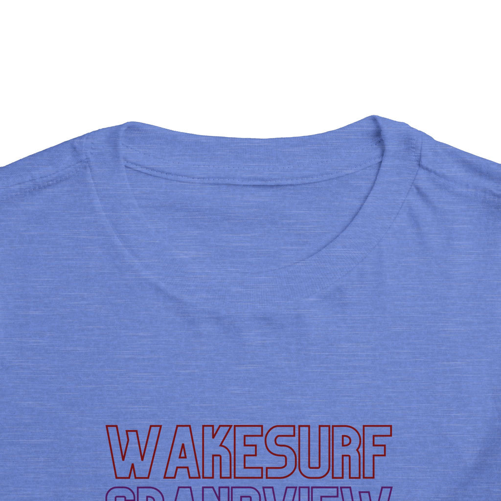 Grandview Lake Columbus Indiana Toddler Tee — Wakesurf Grandview Summer Shirt