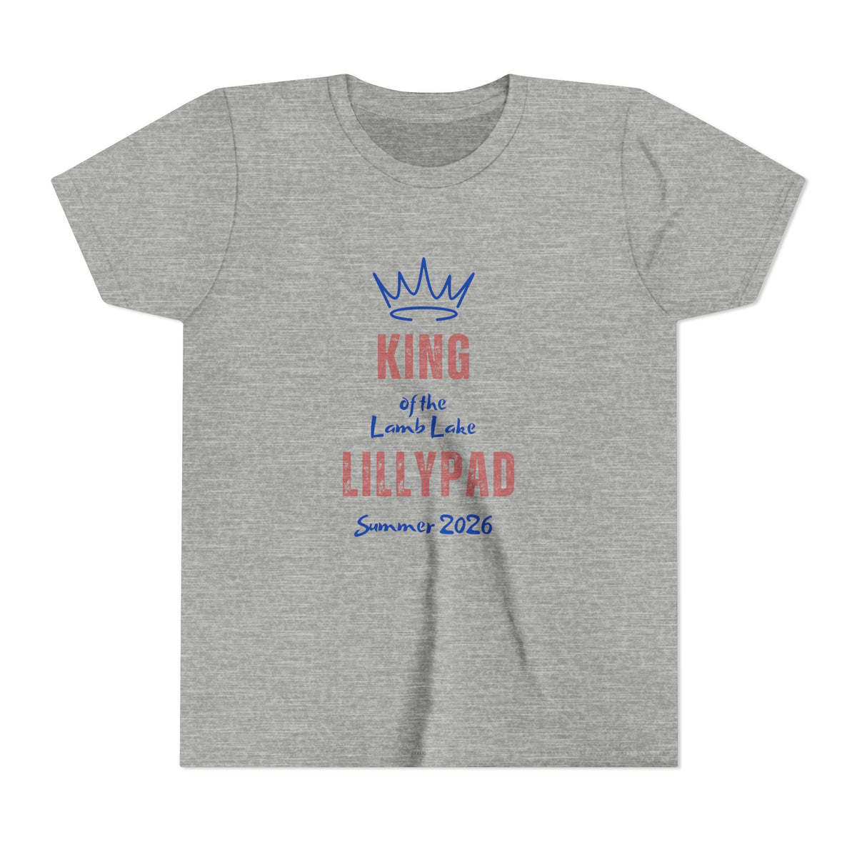 King of the Lamb Lake Lillypad Youth Tee — Cute Summer 2026 Kids Shirt