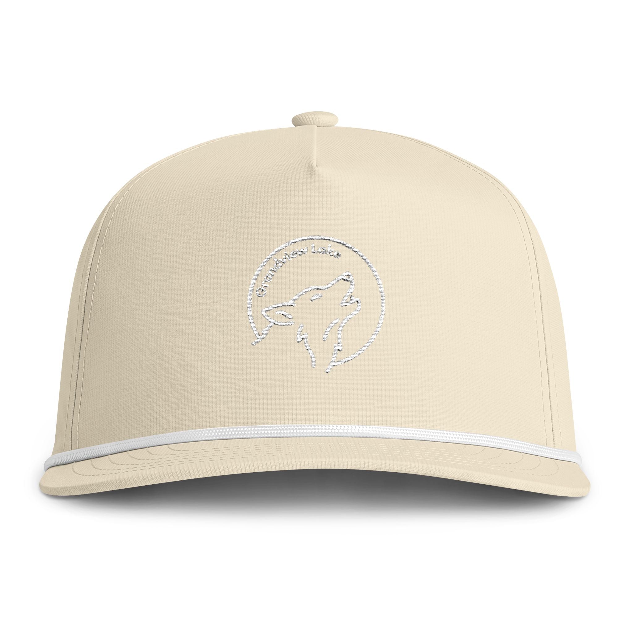 Sunwashed Grandview Full Moon Club Cap — Vintage Rope-Trim Hat