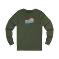 Lamb Lake Retro Sunset Long Sleeve Tee
