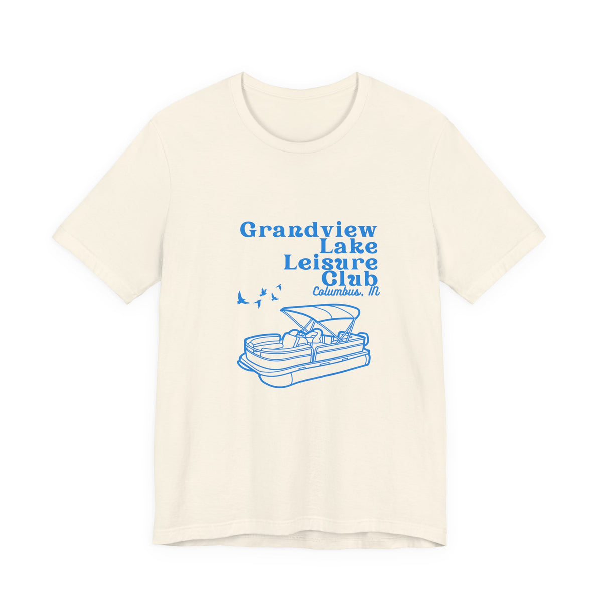 Pontoon Tee – "Grandview Lake Leisure Club" Vintage Boating T-Shirt