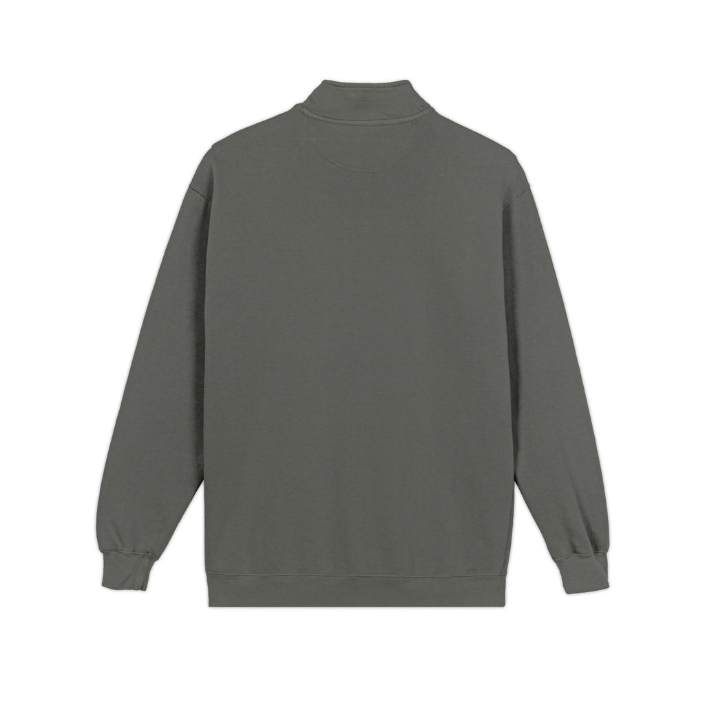 Quarter-Zip Sweatshirt — Pleasant Lake Retro Sunset Patch