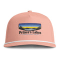 Prince's Lakes Sunset Rope Cap — Vintage Sunwashed Embroidered Baseball Hat