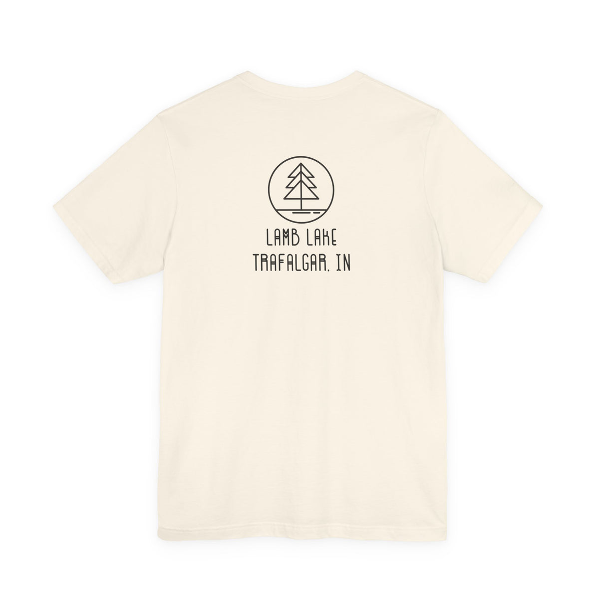 Lamb Lake Minimalist Tee — Lake Forest Graphic Short Sleeve Shirt