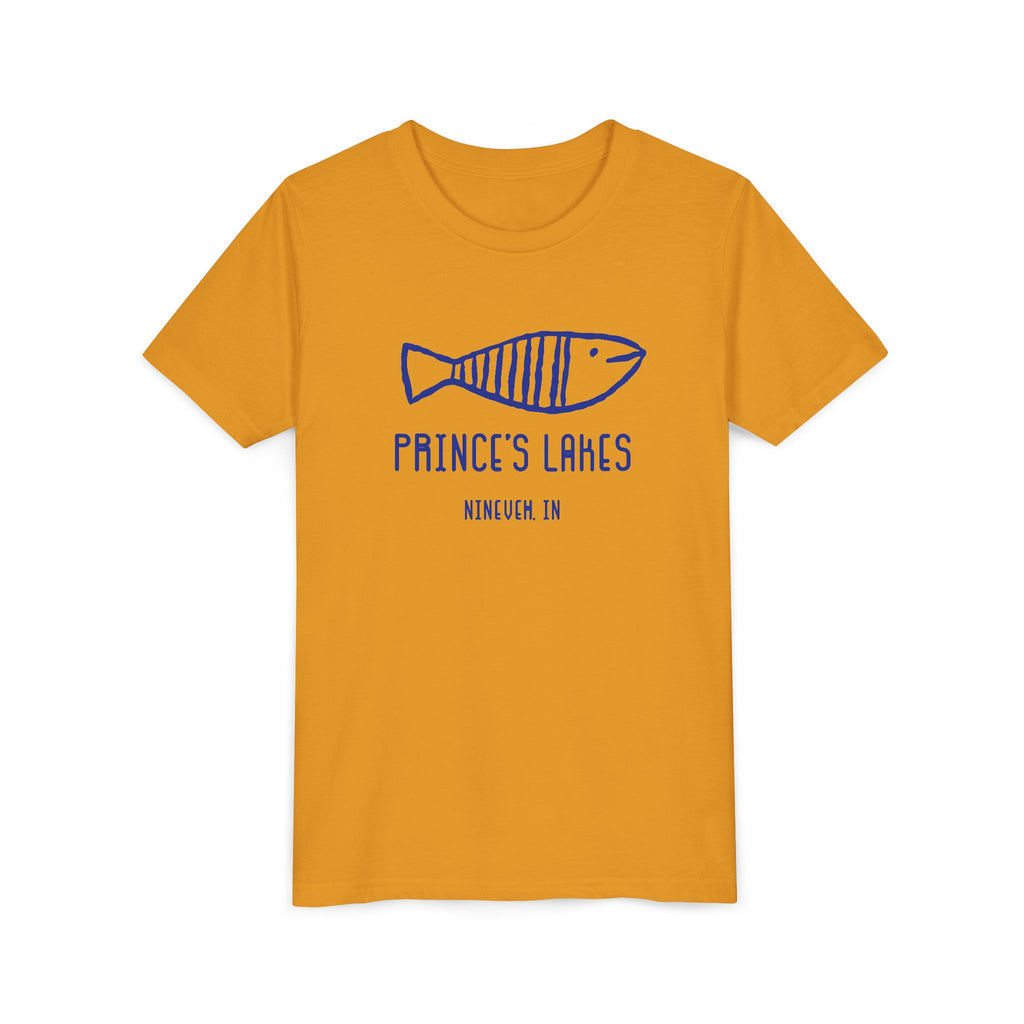 Youth Tee — 'Prince's Lakes' Retro Fish Kids T-Shirt